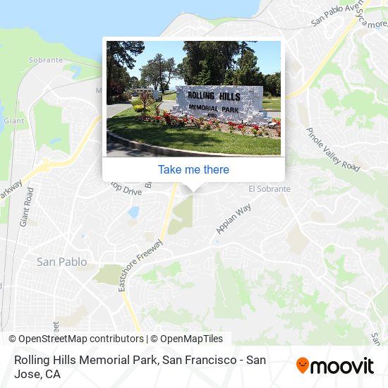Rolling Hills Memorial Park map