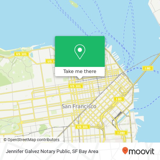 Jennifer Galvez Notary Public map