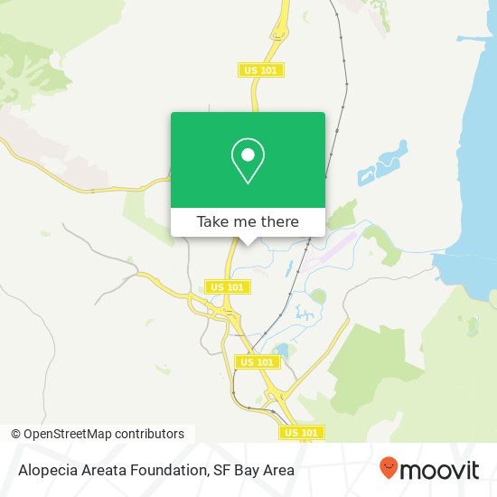 Mapa de Alopecia Areata Foundation