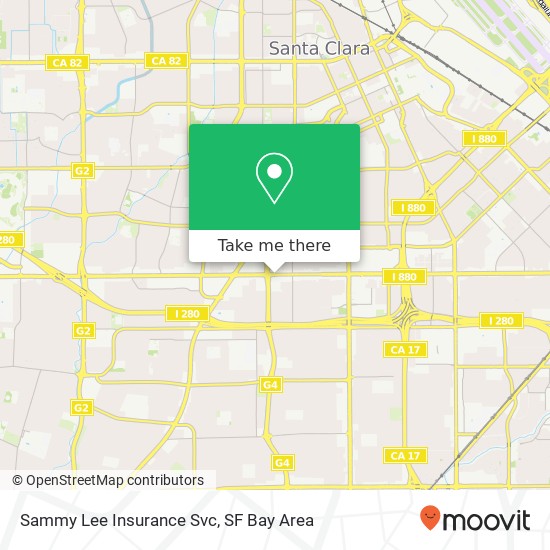 Mapa de Sammy Lee Insurance Svc