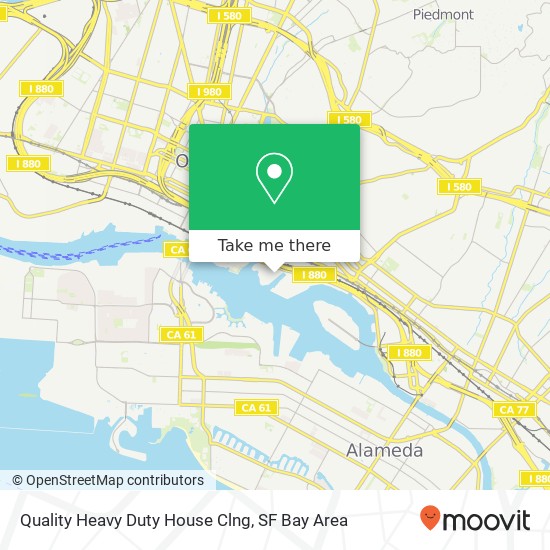 Mapa de Quality Heavy Duty House Clng