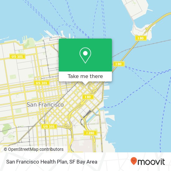 Mapa de San Francisco Health Plan