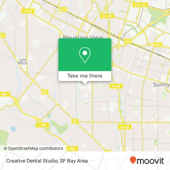 Mapa de Creative Dental Studio