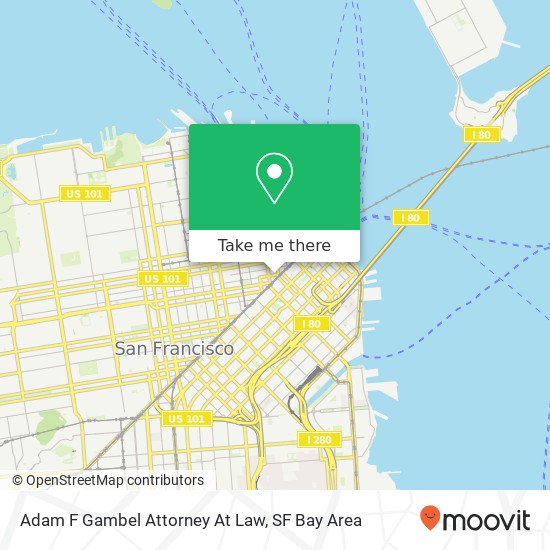 Adam F Gambel Attorney At Law map