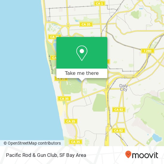 Pacific Rod & Gun Club map