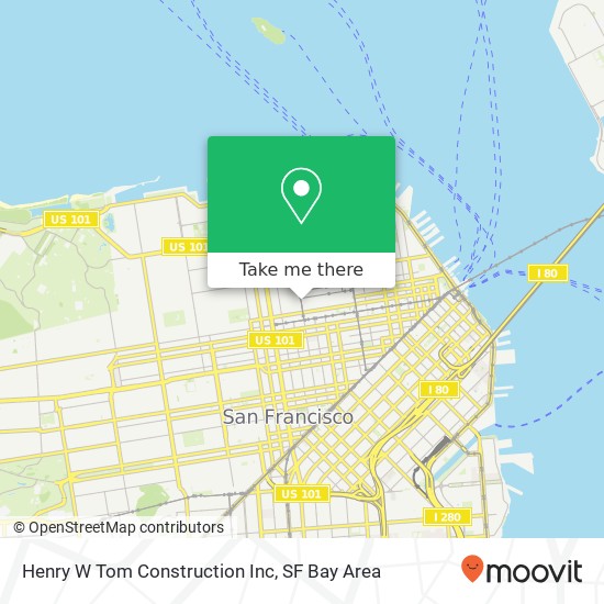 Mapa de Henry W Tom Construction Inc