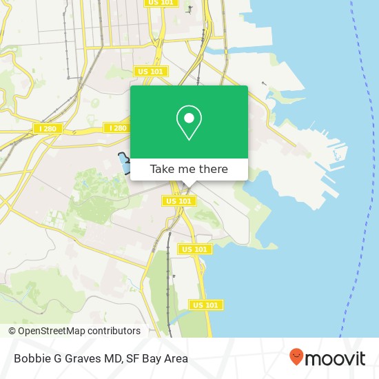 Mapa de Bobbie G Graves MD