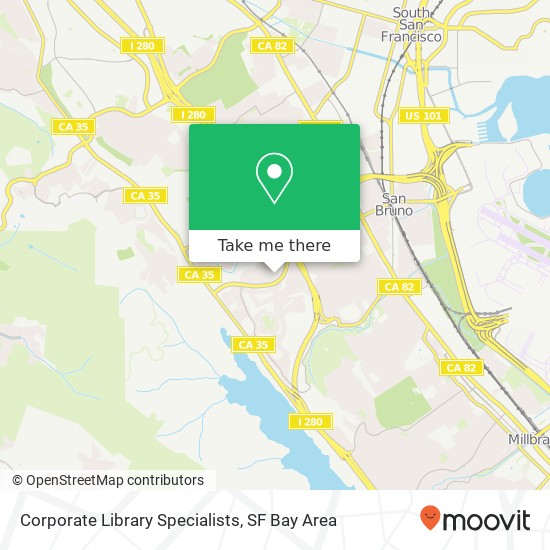 Corporate Library Specialists map