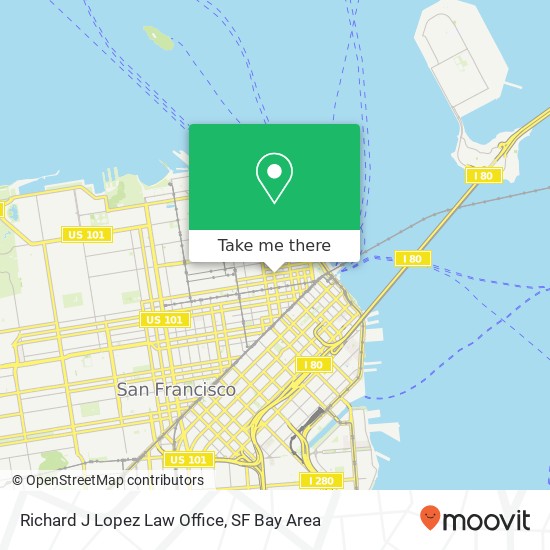 Richard J Lopez Law Office map
