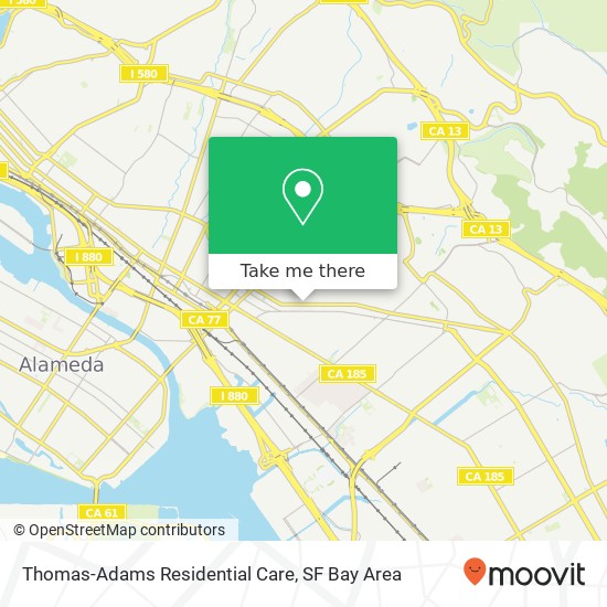 Mapa de Thomas-Adams Residential Care