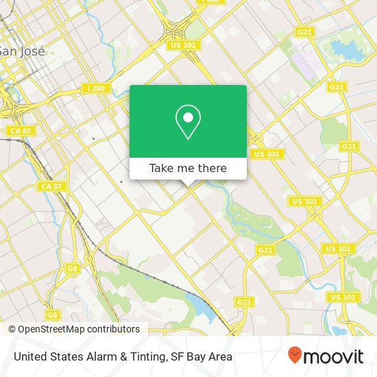 United States Alarm & Tinting map