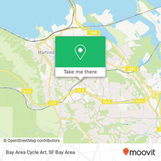 Mapa de Bay Area Cycle Art