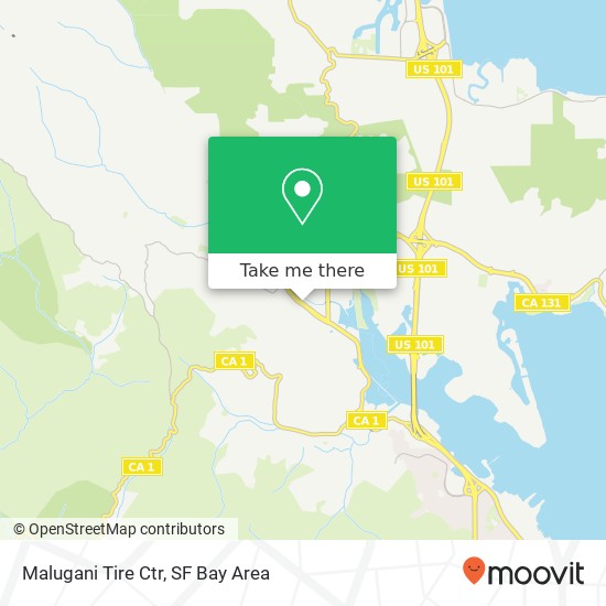 Malugani Tire Ctr map