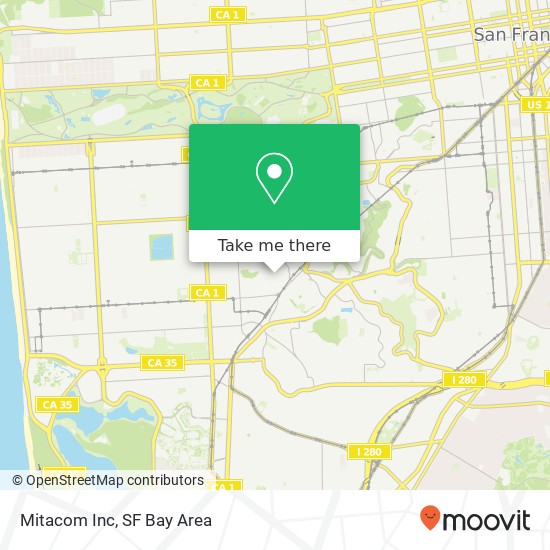 Mitacom Inc map