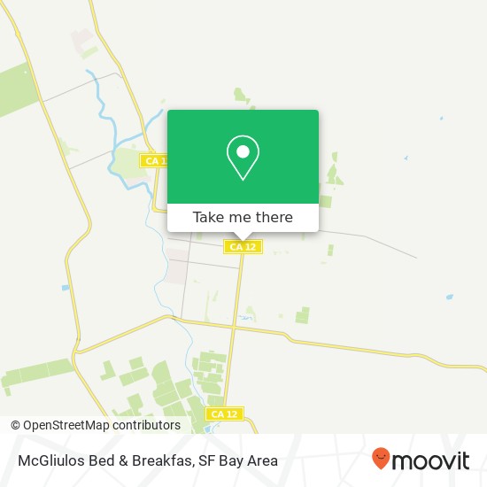Mapa de McGliulos Bed & Breakfas