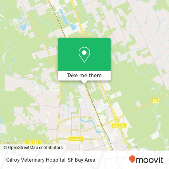 Mapa de Gilroy Veterinary Hospital