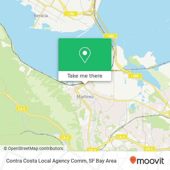 Mapa de Contra Costa Local Agency Comm