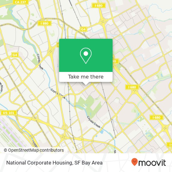 Mapa de National Corporate Housing