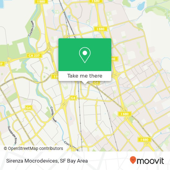 Sirenza Mocrodevices map