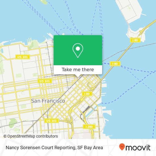 Nancy Sorensen Court Reporting map