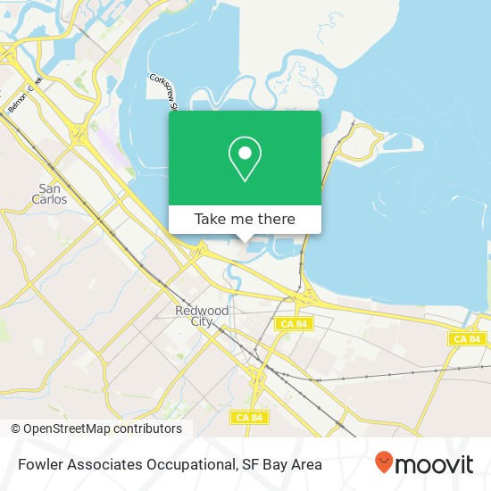 Mapa de Fowler Associates Occupational
