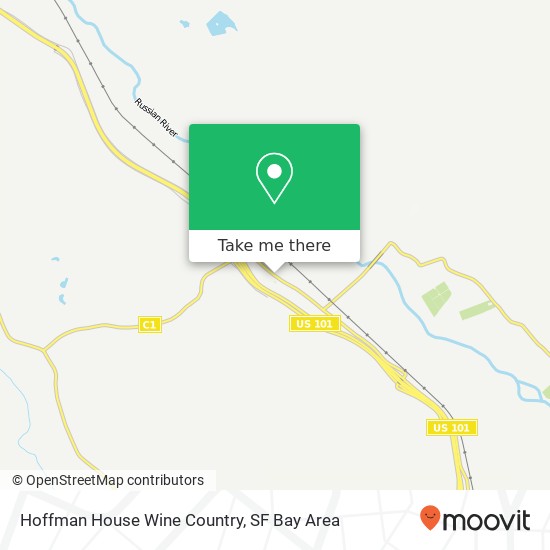 Hoffman House Wine Country map