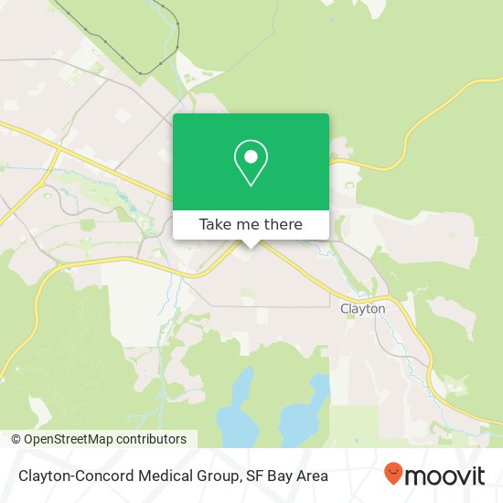 Clayton-Concord Medical Group map