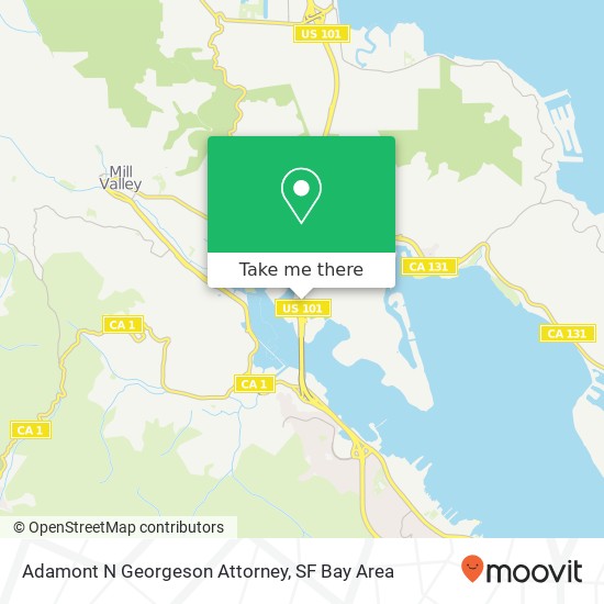 Mapa de Adamont N Georgeson Attorney