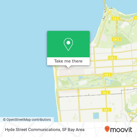 Hyde Street Communications map