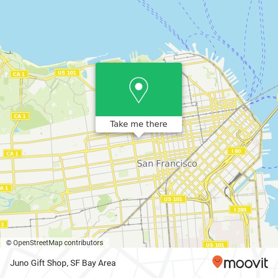 Juno Gift Shop map