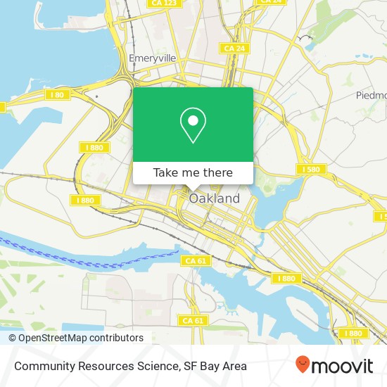 Community Resources Science map