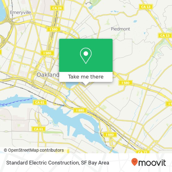 Mapa de Standard Electric Construction