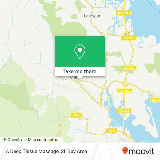 A Deep Tissue Massage map