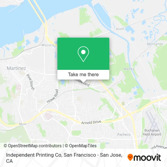 Independent Printing Co map