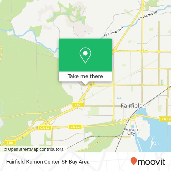 Mapa de Fairfield Kumon Center