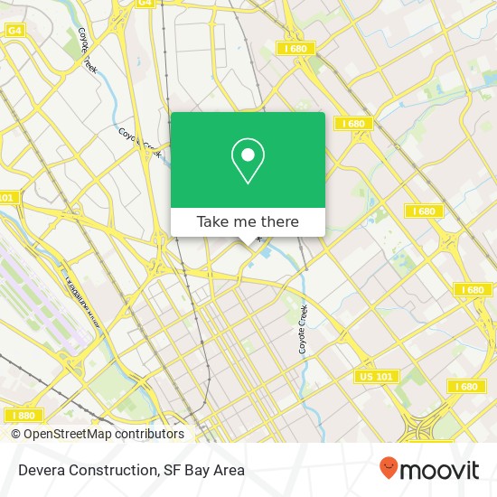 Mapa de Devera Construction