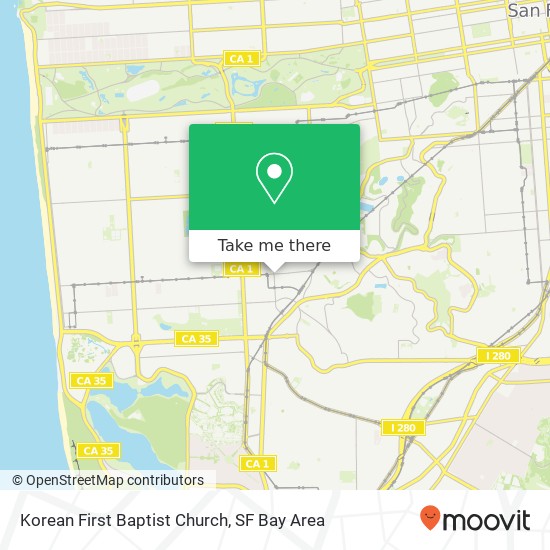 Mapa de Korean First Baptist Church