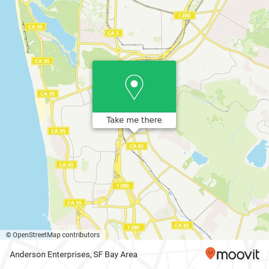 Mapa de Anderson Enterprises