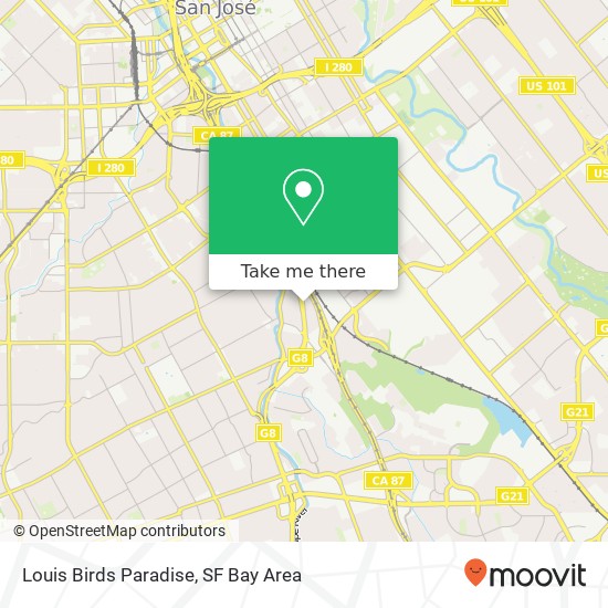 Louis Birds Paradise map