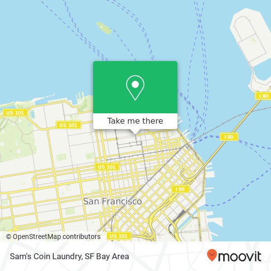 Sam's Coin Laundry map