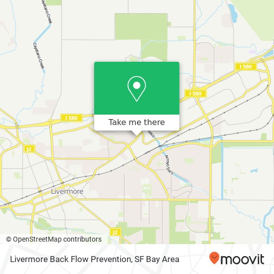 Livermore Back Flow Prevention map