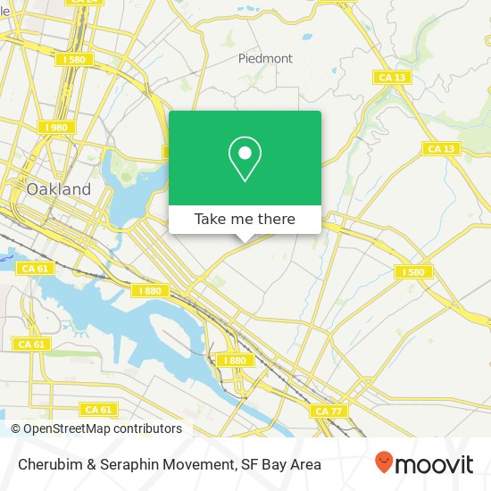 Cherubim & Seraphin Movement map