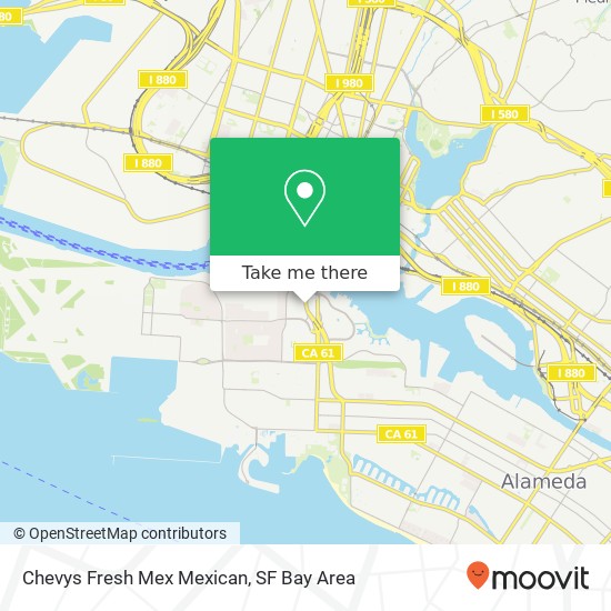 Mapa de Chevys Fresh Mex Mexican