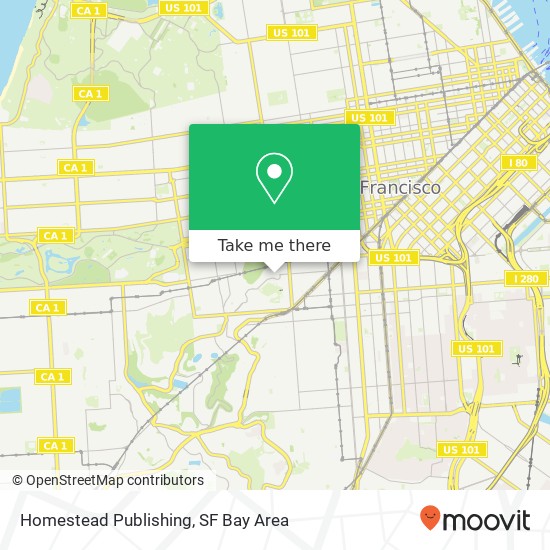 Mapa de Homestead Publishing
