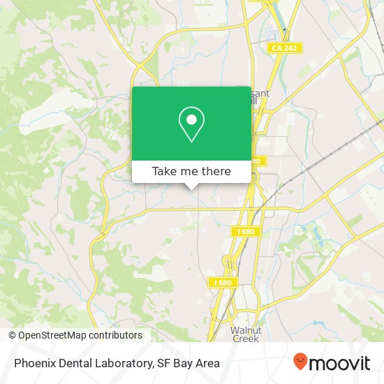 Mapa de Phoenix Dental Laboratory