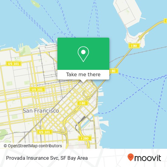 Provada Insurance Svc map