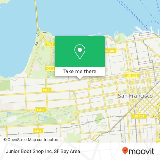 Junior Boot Shop Inc map