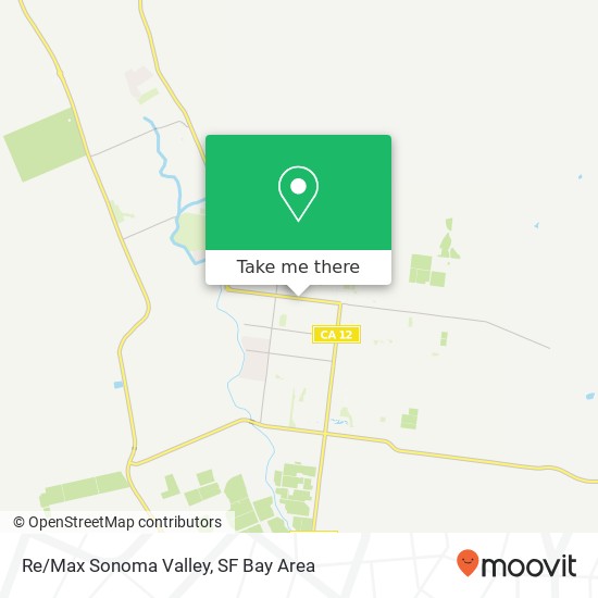 Re/Max Sonoma Valley map