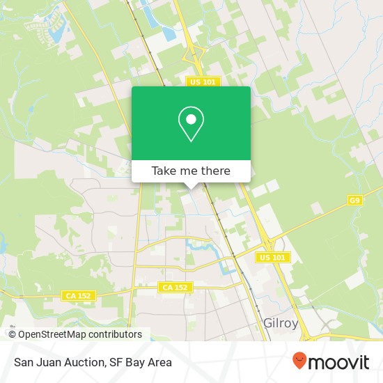 San Juan Auction map