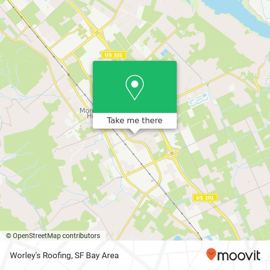 Mapa de Worley's Roofing